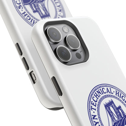 Classic Tech Seal - Impact-Resistant Phone Cases - Iphone Or Samsung - White
