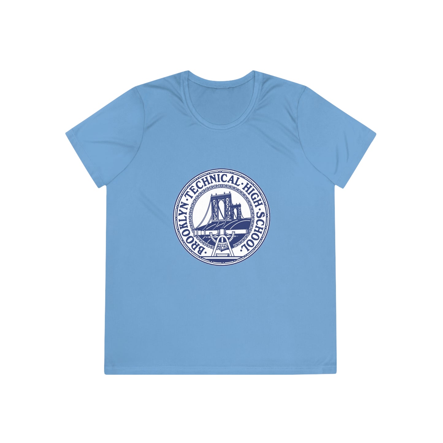 Classic Tech Seal With Background - Ladies Competitor T-Shirt