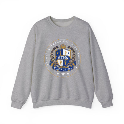 Class of 1981 - Men's Heavy Blend™ Crewneck Sweatshirt - Royal Blue Logo