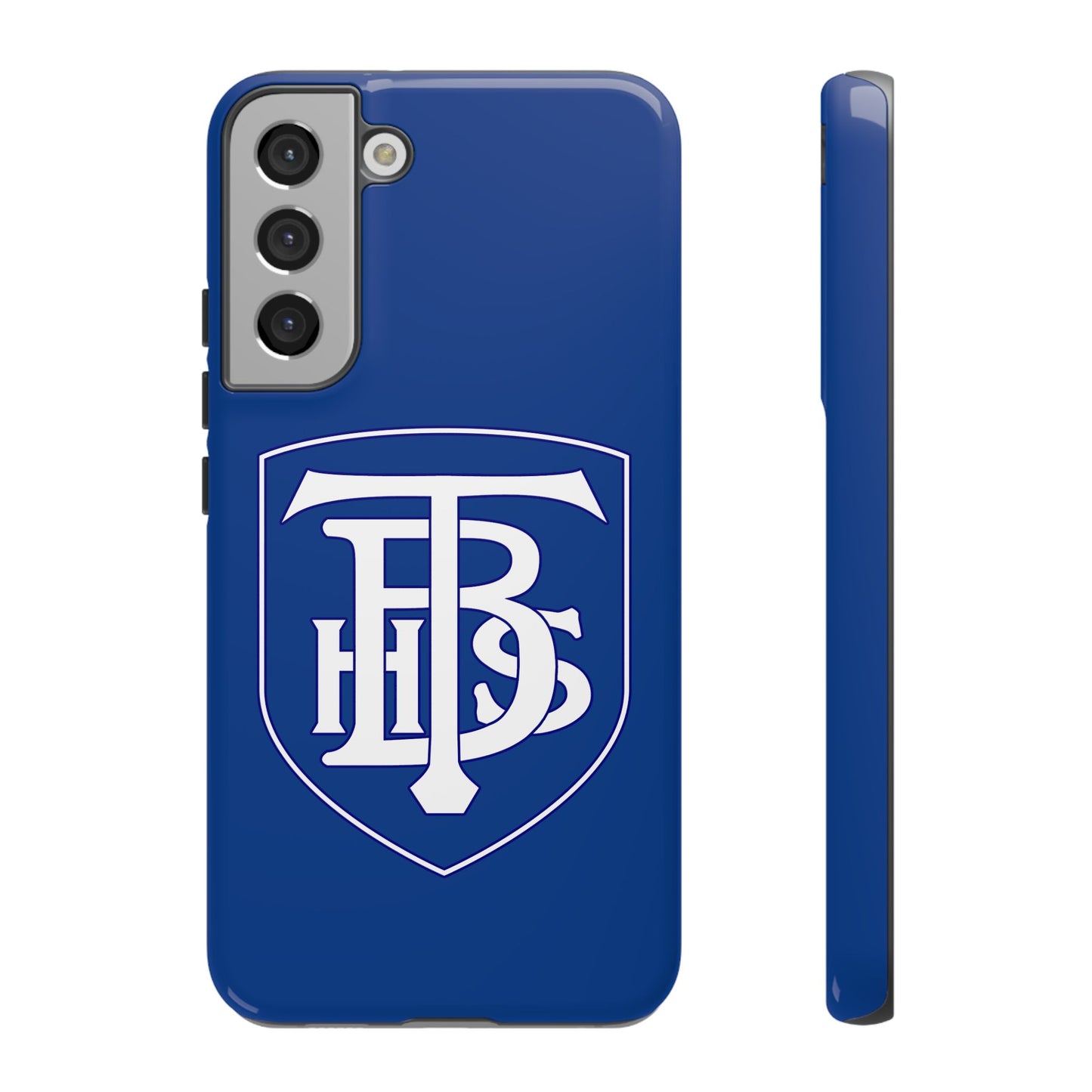 Stacked Logo - Tough Phone Cases - Navy