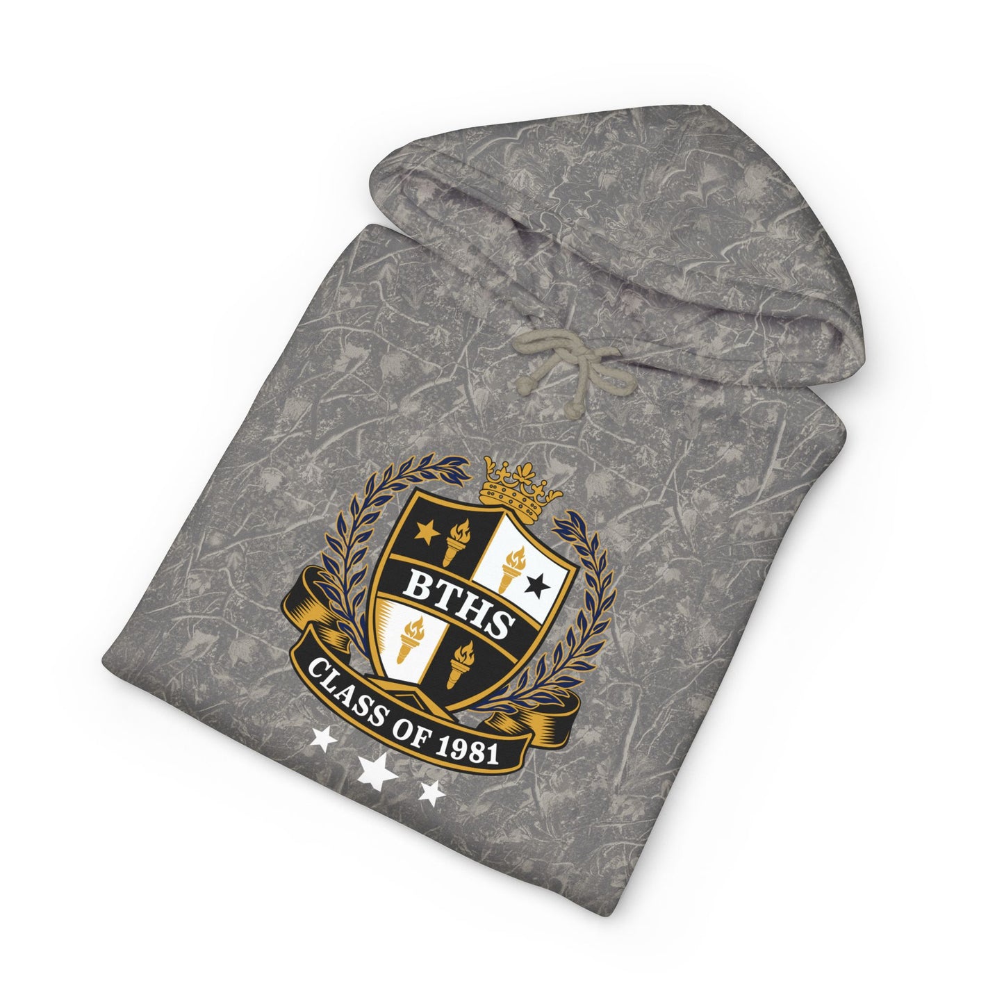 Class of 1981 - Simple Black Logo on Camo