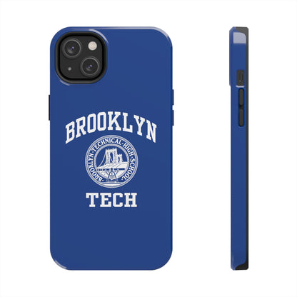 Brooklyn Tech Classic Logo - Tough Phone Cases - Navy