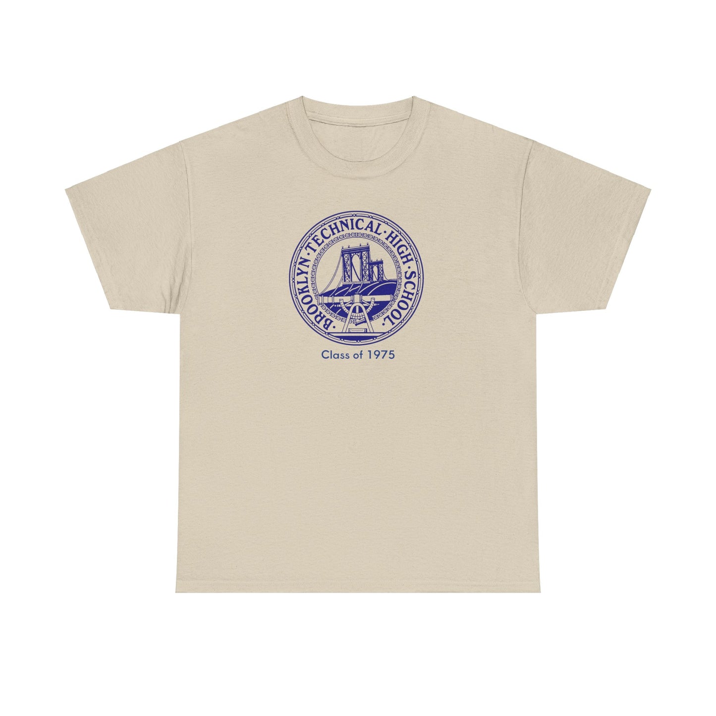 Classic Tech Logo - Class Of 1975 - Men's  Heavy Cotton T-Shirt