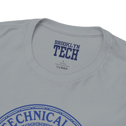 Classic Tech Logo - Blue Graphic - Men's Heavy Cotton Tee