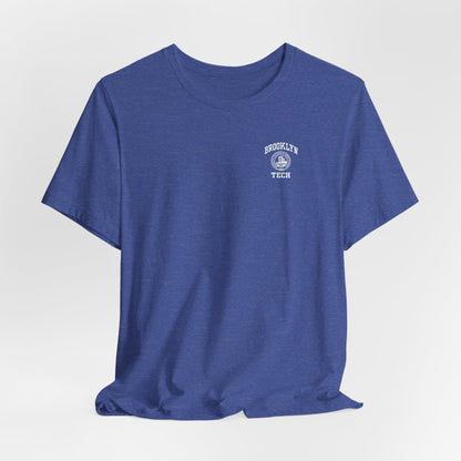 Classic Logo with Brooklyn Tech on Left Chest - Men's Bella + Canvas Short Sleeve Jersey T-Shirt
