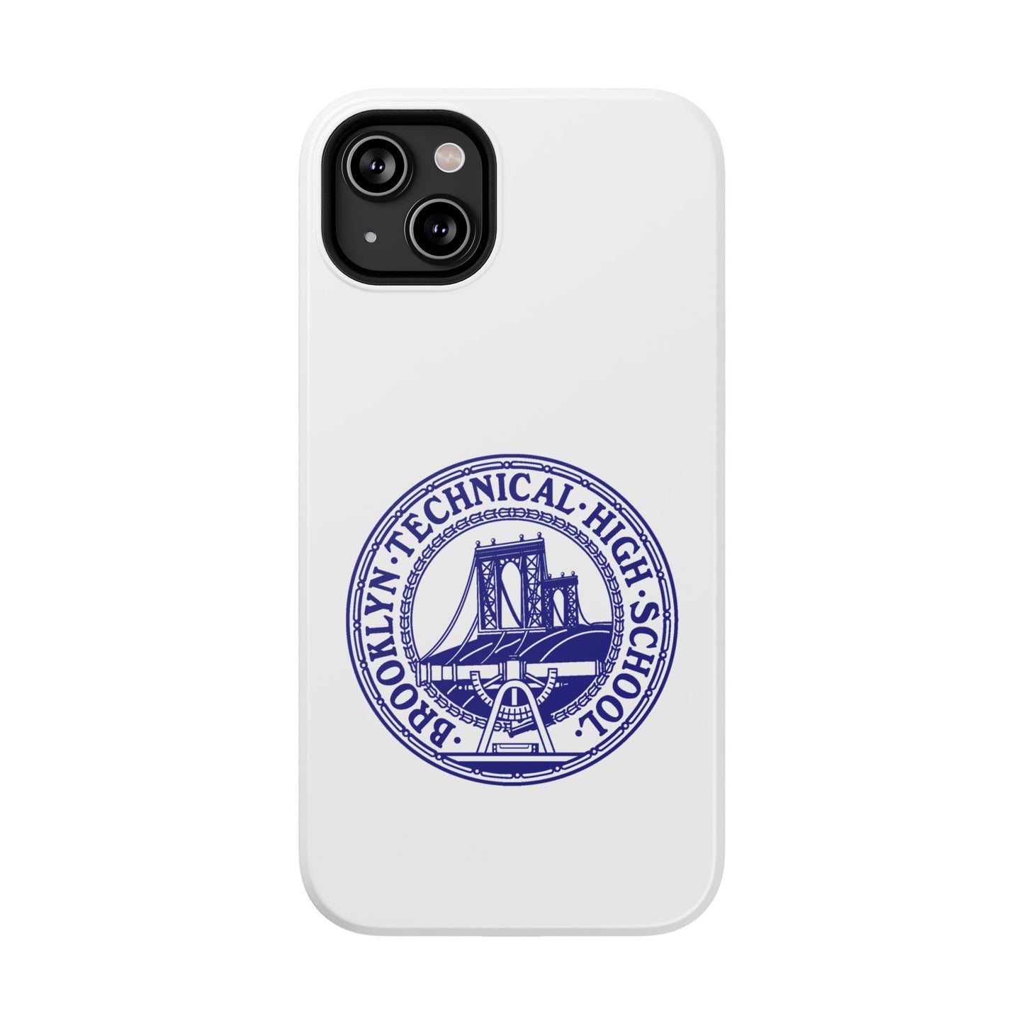 Classic Tech Seal - Impact-Resistant Phone Cases - Iphone Or Samsung - White
