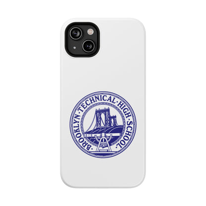 Classic Tech Seal - Impact-Resistant Phone Cases - Iphone Or Samsung - White
