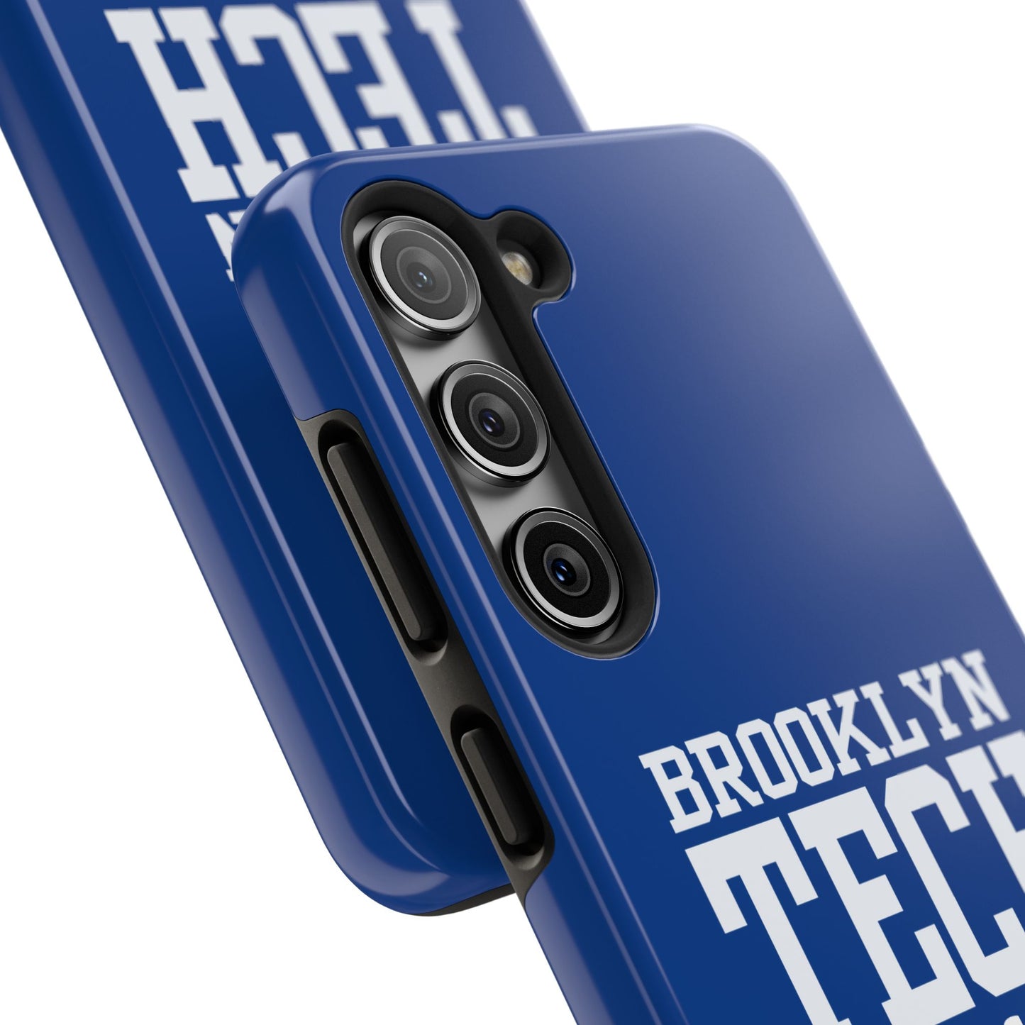 Brooklyn Tech Class of 1995 Tough Phone Case - Blue with white graphics
