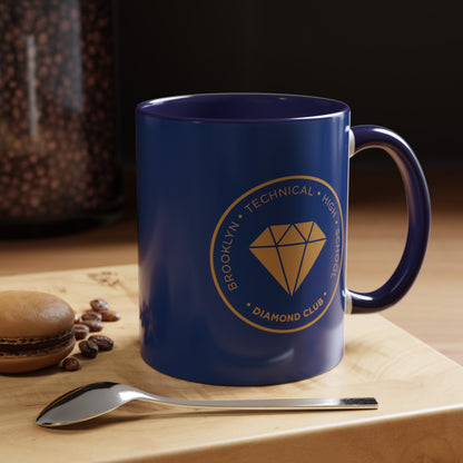 Diamond Club - Accent Mug - Navy/gold