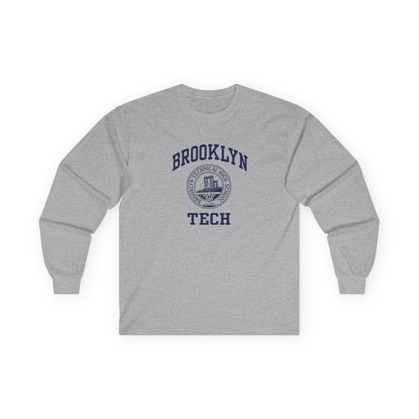 Classic Logo with Brooklyn Tech - Men's Ultra Cotton Long Sleeve Tee