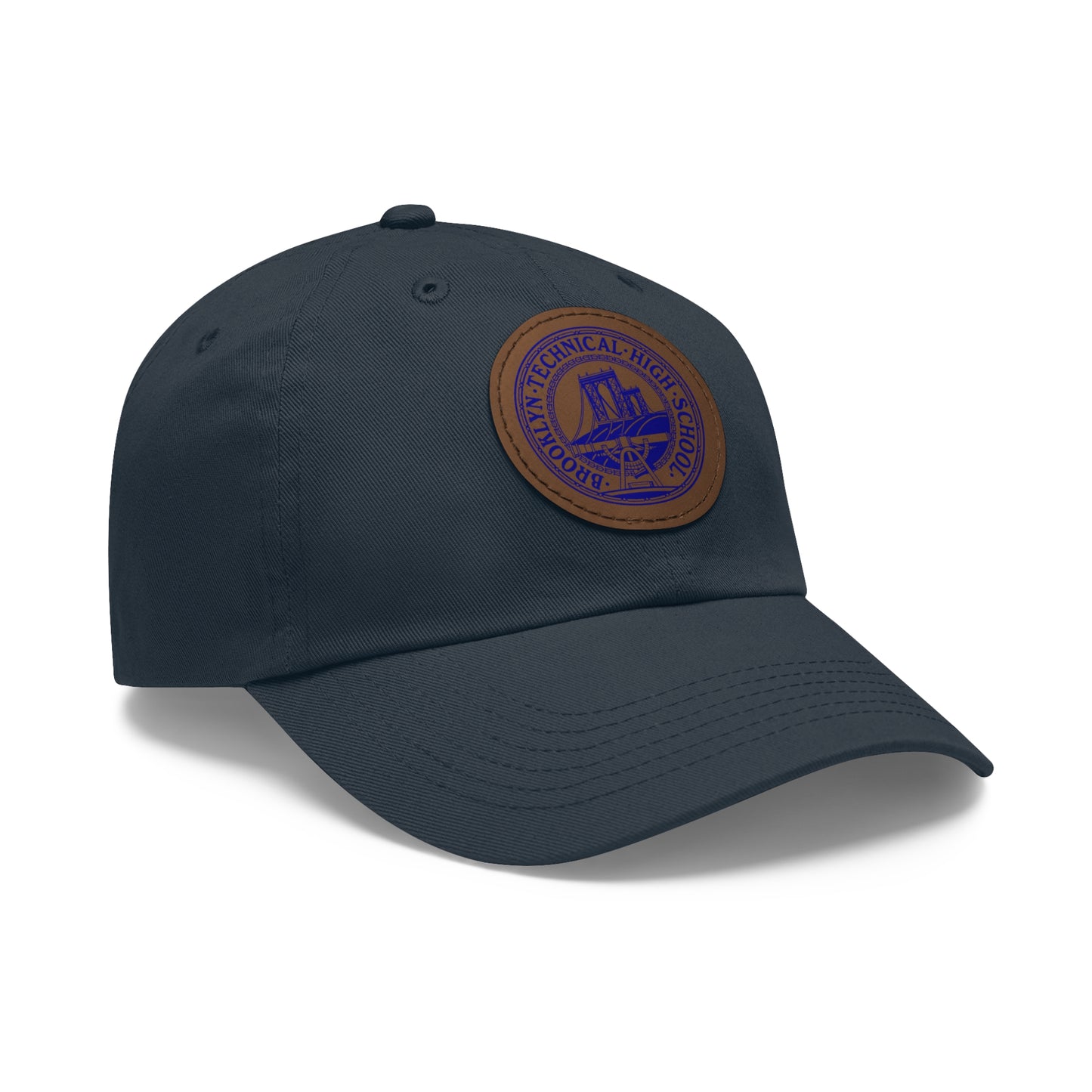 Classic Tech Logo - Hat with Leather Patch (Round)
