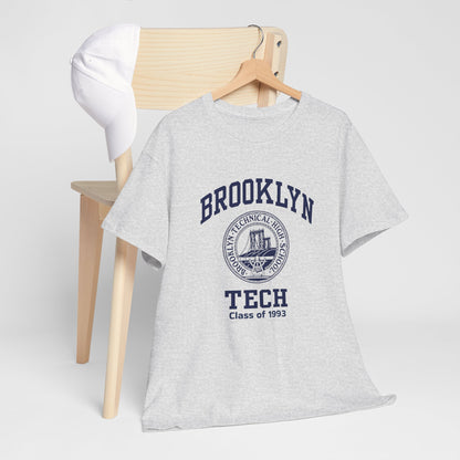 Brooklyn Tech Classic Logo - Men's Heavy Cotton T-Shirt - Class of 1993