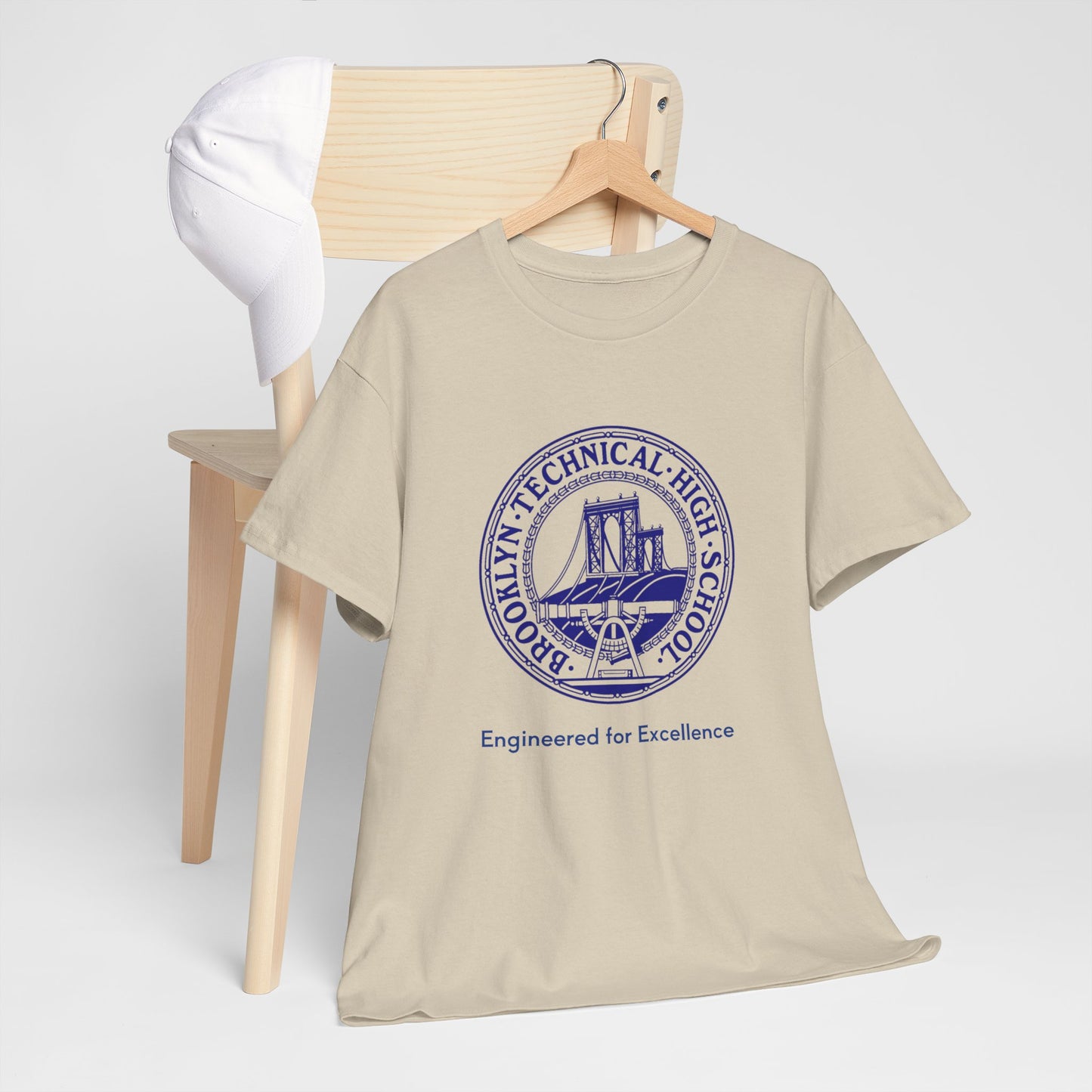 Classic Tech Seal - "engineered For Excellence" - Men's Heavy Cotton T-Shirt