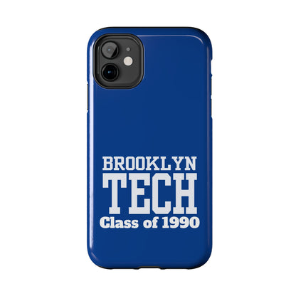 Brooklyn Tech Class Of 1990 Tough Phone Case - Blue