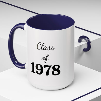 Class of 1978 Accent Coffee Mug — 11 & 15oz