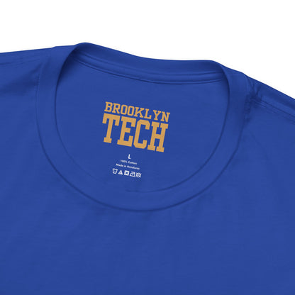Classic Brooklyn Tech on Left Chest - Men's Jersey Short Sleeve T-Shirt