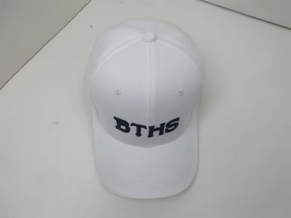 Homecoming Item: Embroidered BTHS Baseball Hat - White with navy stitching