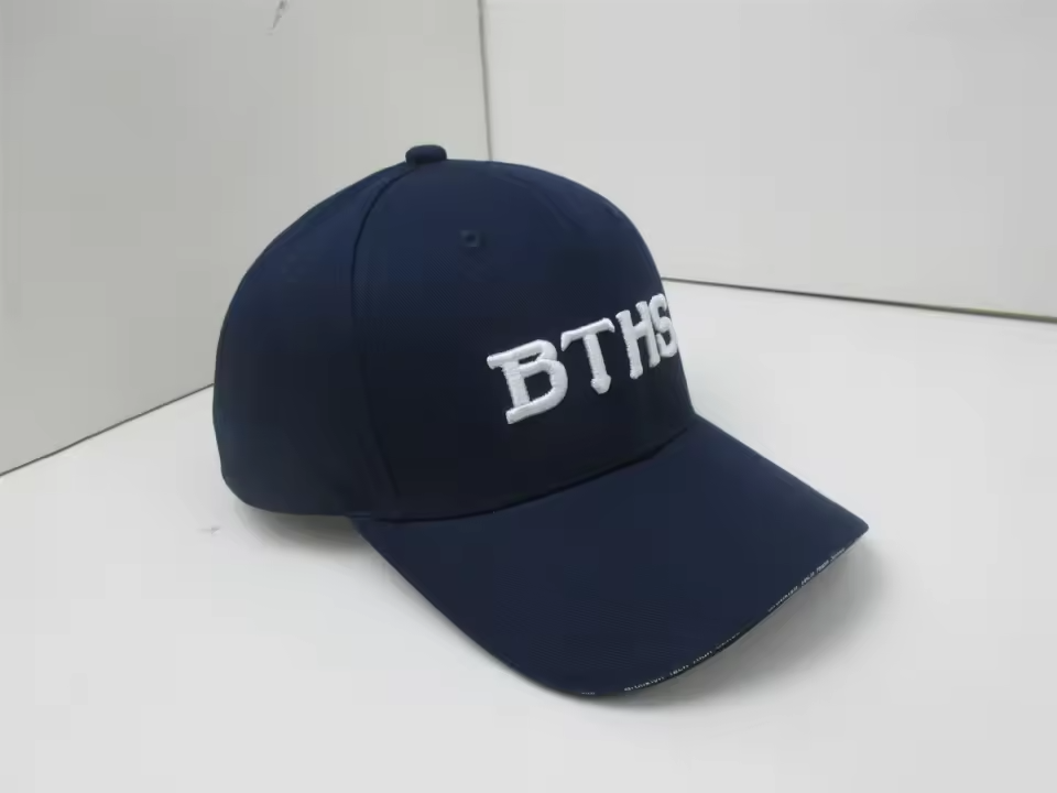 Homecoming Item: Embroidered BTHS Baseball Hat - Navy with white stitching
