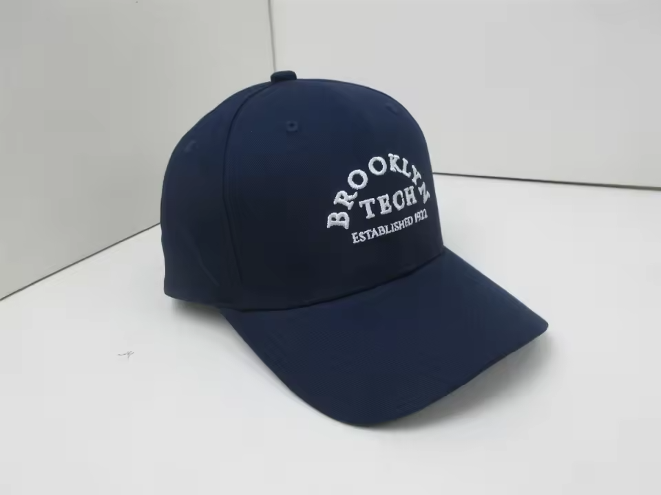 Homecoming Item: Embroidered Curved Brooklyn Tech Navy Blue Baseball Cap