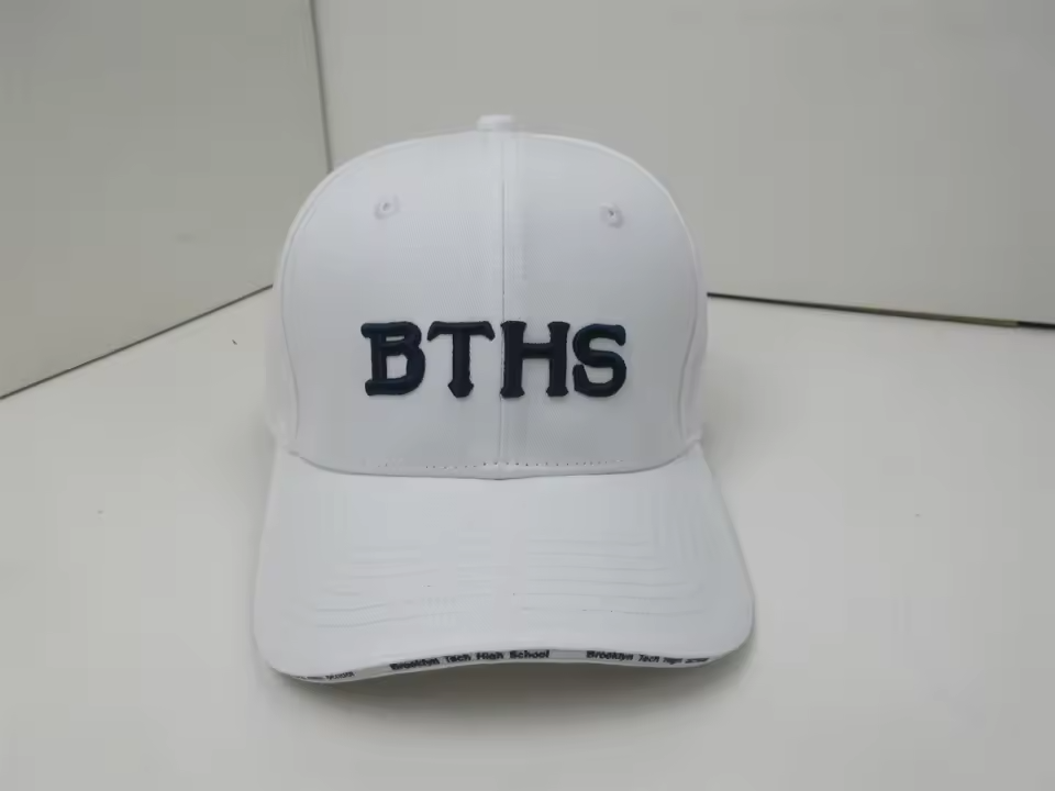 Homecoming Item: Embroidered BTHS Baseball Hat - White with navy stitching