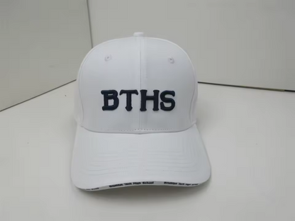 Homecoming Item: Embroidered BTHS Baseball Hat - White with navy stitching