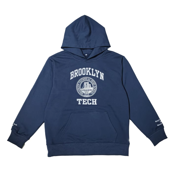 Homecoming Item: Embroidered Classic Tech Logo with Brooklyn Tech Hoodie