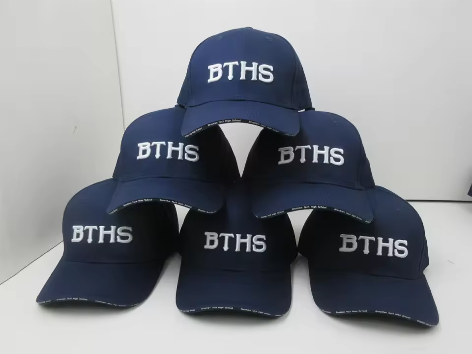 Homecoming Item: Embroidered BTHS Baseball Hat - Navy with white stitching