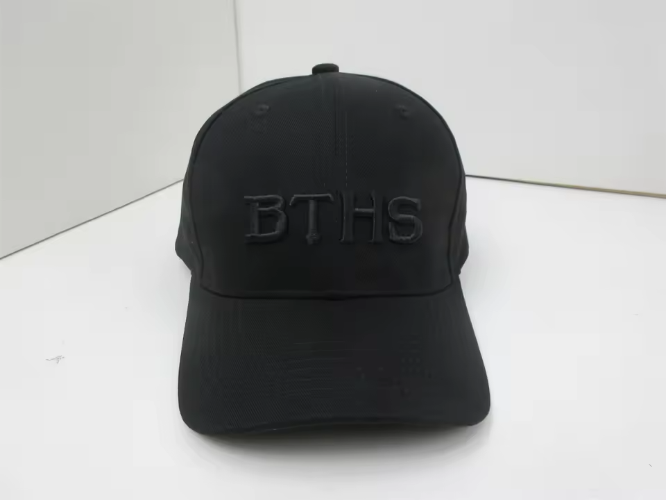 Homecoming Item: Embroidered BTHS Black-On-Black Baseball Cap