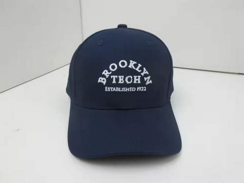 Homecoming Item: Embroidered Curved Brooklyn Tech Navy Blue Baseball Cap