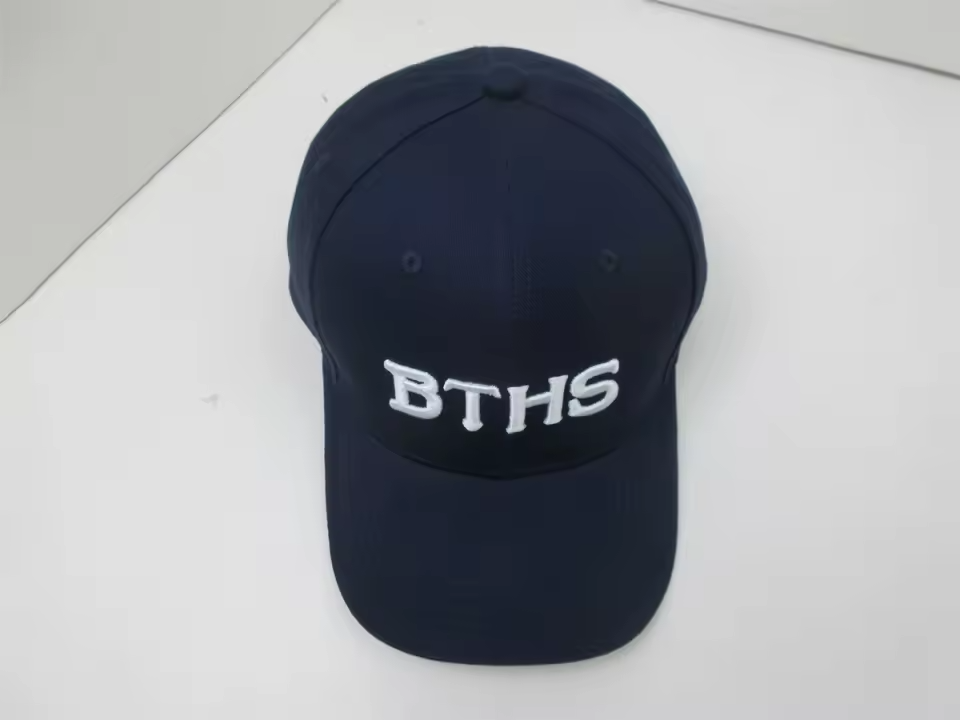 Homecoming Item: Embroidered BTHS Baseball Hat - Navy with white stitching