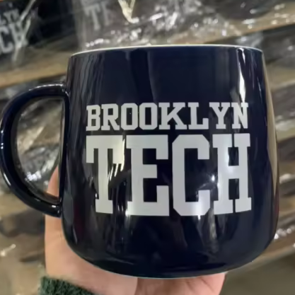 Homecoming Premium Item - Navy-Blue Brooklyn Tech/Building Mug
