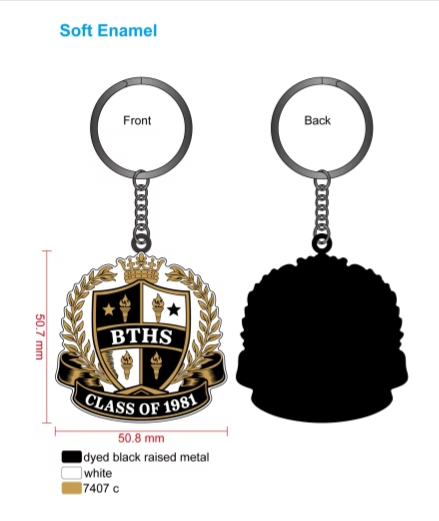 Class of 1996 keychain