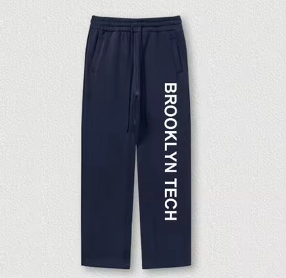 Homecoming Item: Printed Brooklyn Tech Navy-blue Sweatpants