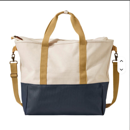 Homecoming Item: Large Embroidered Canvas Tote Bag - Available in 2 colors