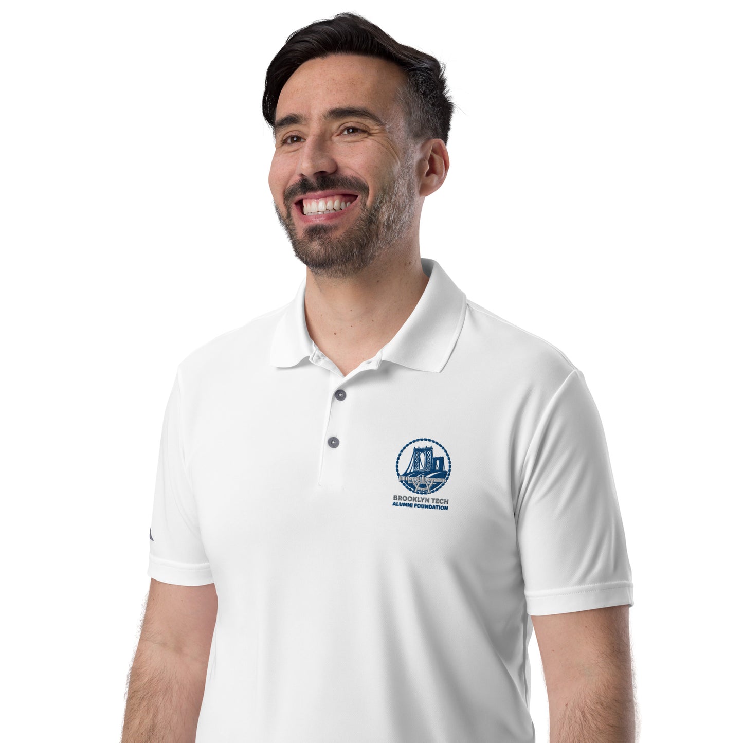 Embroidered Adidas Performance Polo Shirt - Alumni Foundation Logo