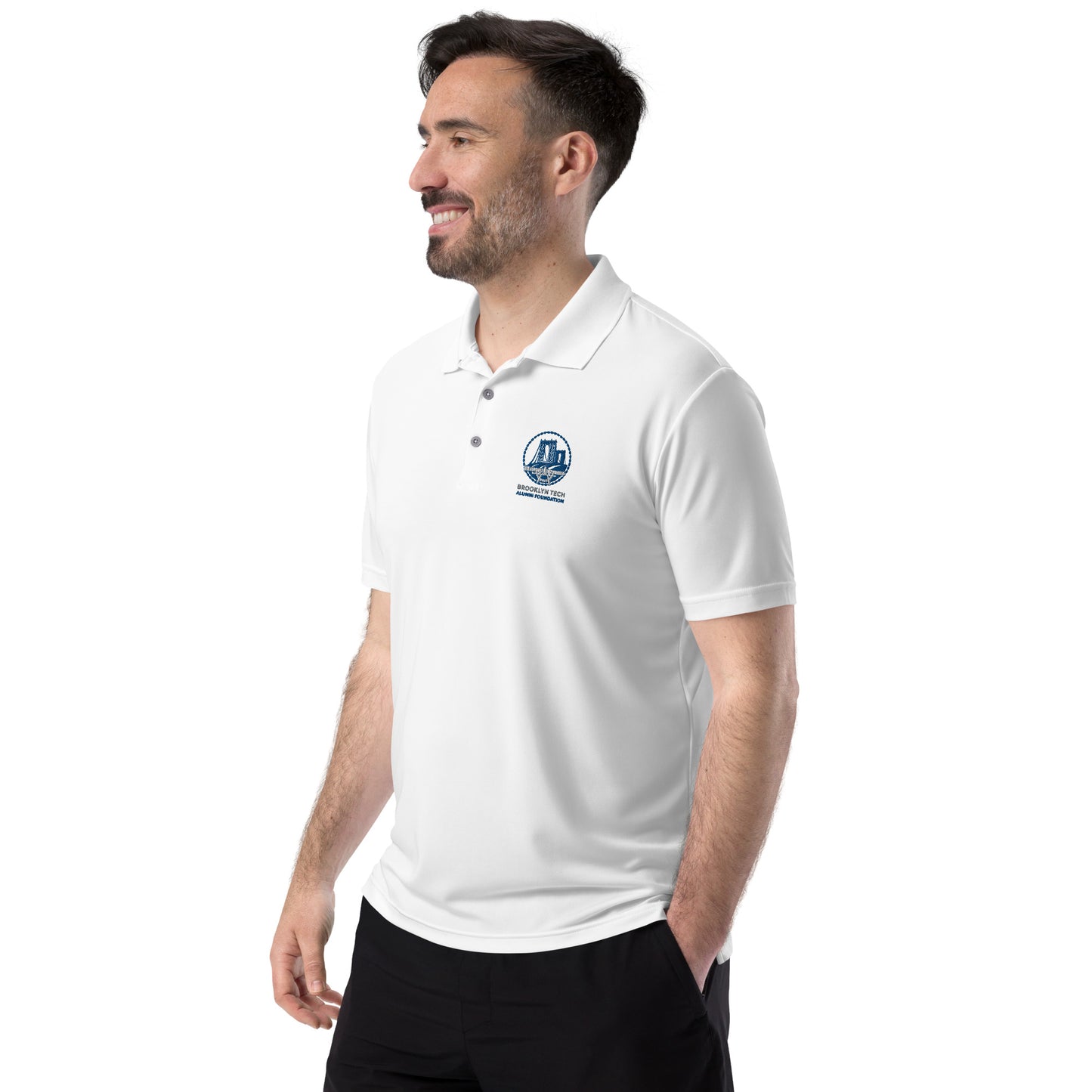 Embroidered Adidas Performance Polo Shirt - Alumni Foundation Logo