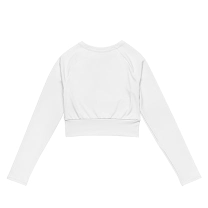 Brooklyn Tech Classic Logo - Recycled Long-Sleeve Crop Top