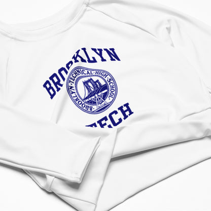 Brooklyn Tech Classic Logo - Recycled Long-Sleeve Crop Top