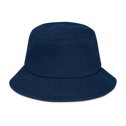 Embroidered Denim Bucket Hat - Brooklyn Tech Logo