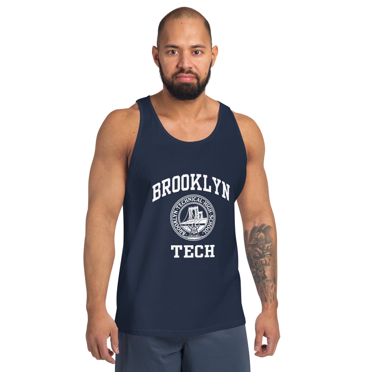 Brooklyn Tech Classic Logo - Men's Tank Top