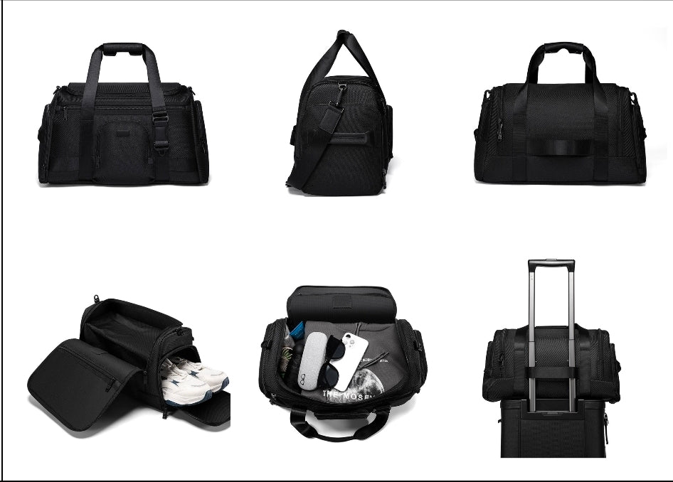Homecoming Item: Small Black Duffle Bag