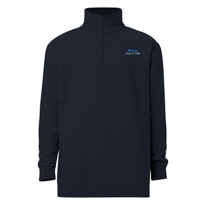 Embroidered Men's Fleece Pullover