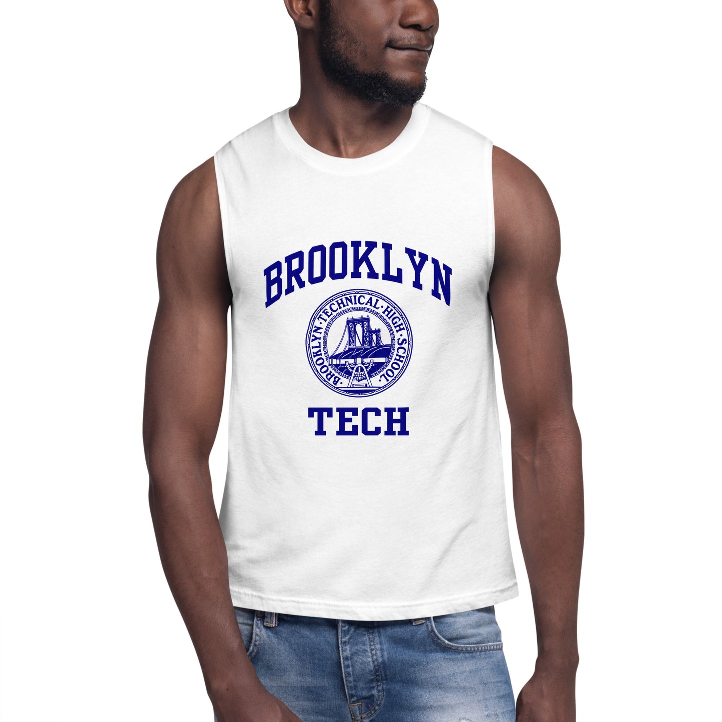 Brooklyn Tech Classic Logo - Muscle Shirt