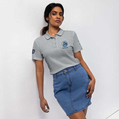 Embroidered Women’s Pique Polo Shirt