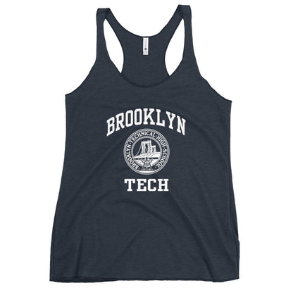 Brooklyn Tech Classic Logo - Ladies Racerback Tank