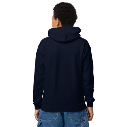 Embroidered Youth Heavy Blend Hoodie - Stacked Tech Logo