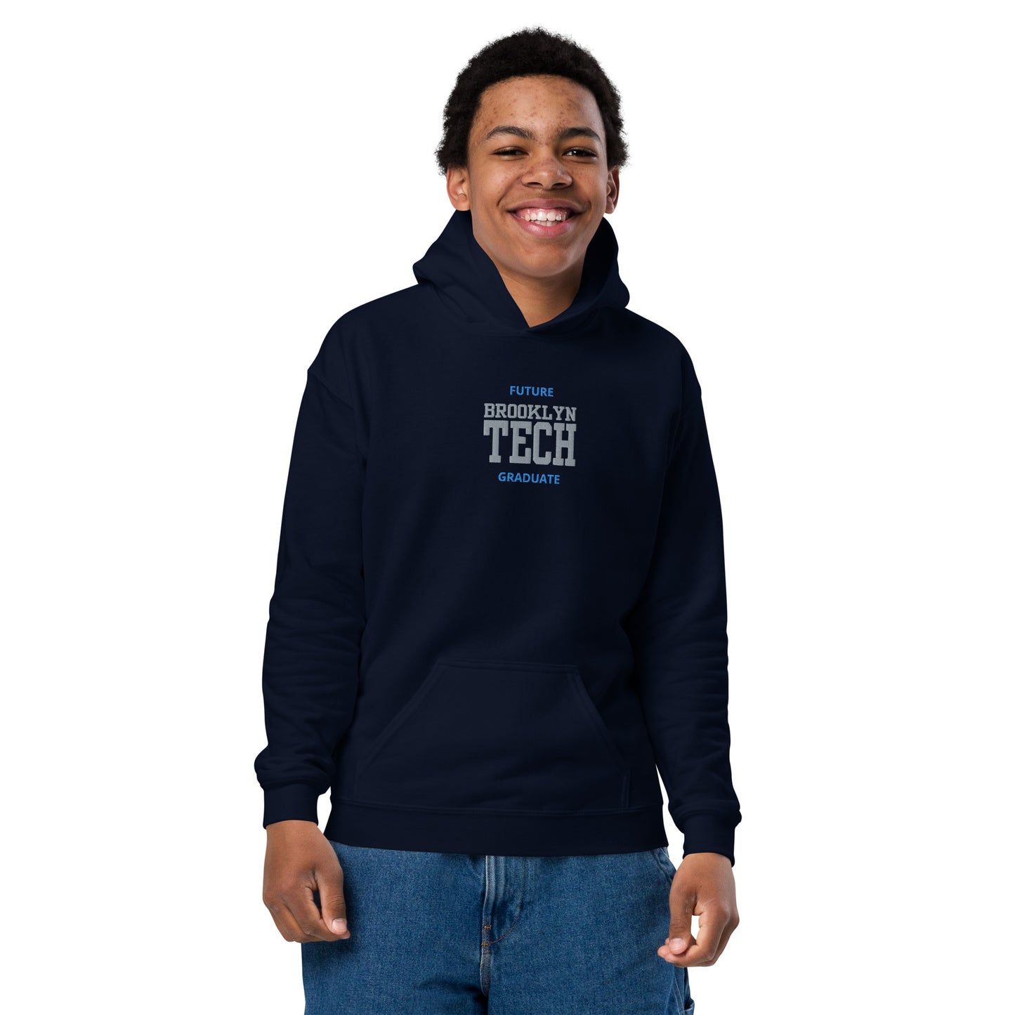 Embroidered Youth Heavy Blend Hoodie